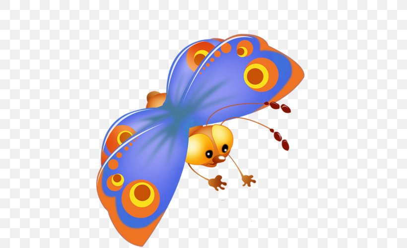 Butterfly Animation Clip Art, PNG, 500x500px, Butterfly, Animaccord Animation Studio, Animation, Cartoon, Drawing Download Free
