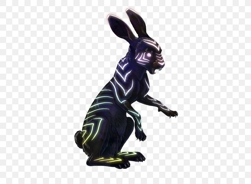 Rabbit Hare Incandescent Light Bulb Horse, PNG, 500x600px, Rabbit, Database, Figurine, Hare, Horse Download Free