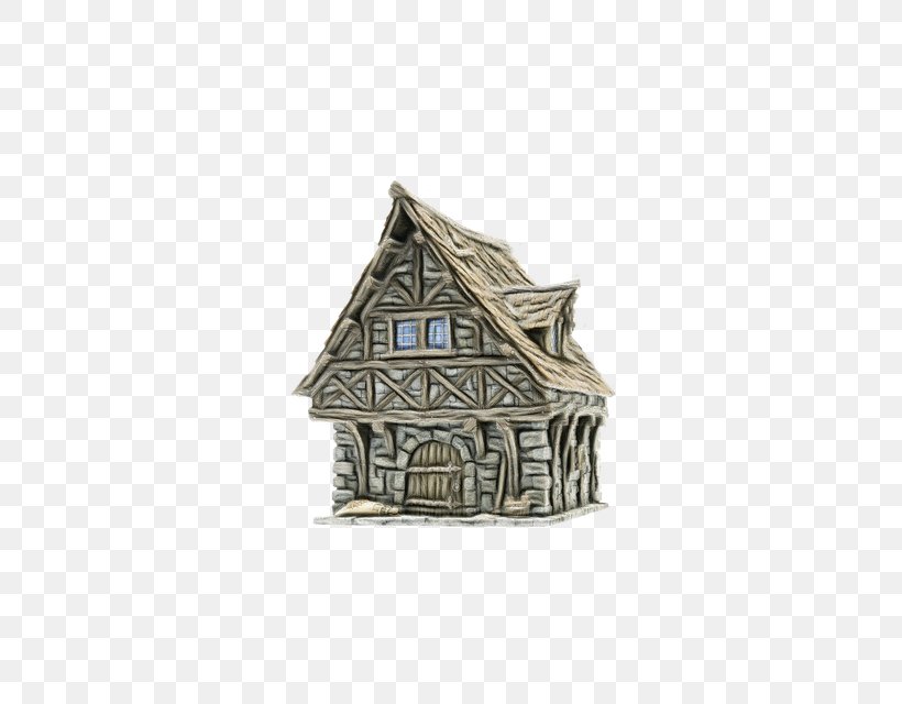 Watercolor Drawing, PNG, 640x640px, Watercolor, Architecture, Building, Cottage, Drawing Download Free
