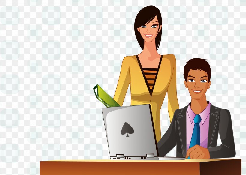 Businessperson Office Cartoon, PNG, 2481x1772px, Businessperson, Business, Business Consultant, Cartoon, Communication Download Free