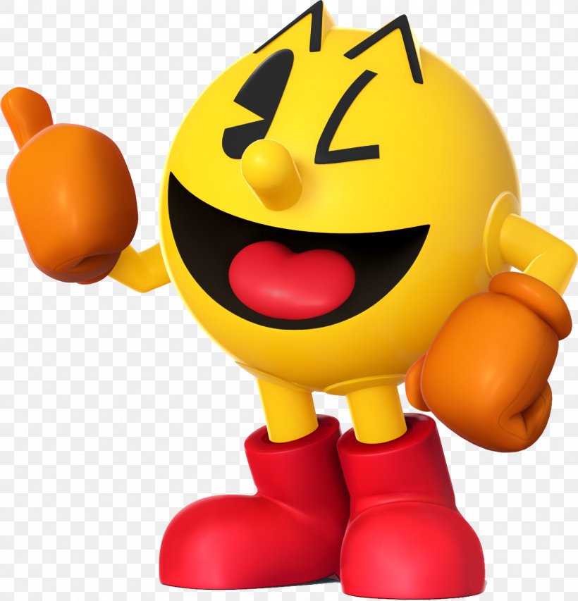 Super Smash Bros. For Nintendo 3DS And Wii U Super Pac-Man Pac-Man Championship Edition Mario, PNG, 1283x1336px, Pacman, Arcade Game, Bandai Namco Entertainment, Figurine, Happiness Download Free