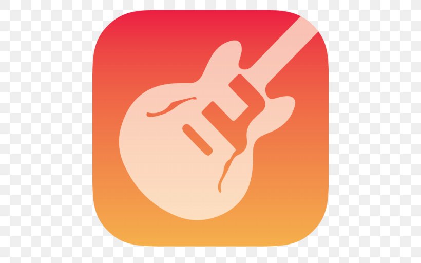 Thumb Hand Finger Orange, PNG, 512x512px, Garageband, Android, App Store, Apple, Finger Download Free