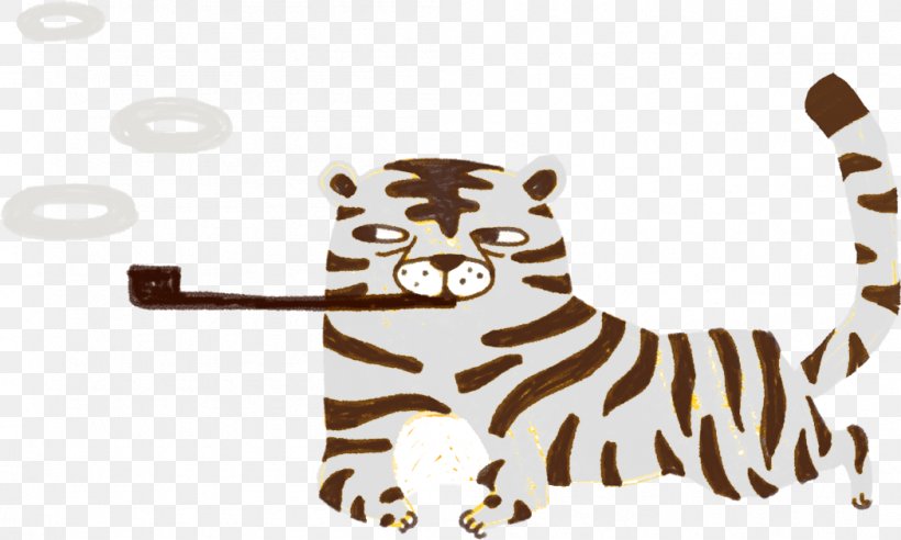 Tiger Smoking Cartoon Illustration, PNG, 1049x630px, Tiger, Big Cats, Carnivoran, Cartoon, Cat Like Mammal Download Free