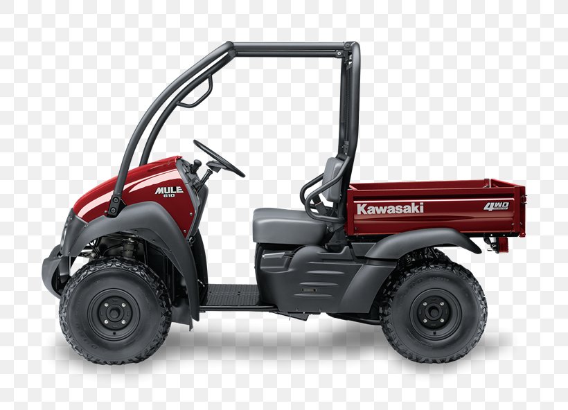 Kawasaki MULE Utility Vehicle Four-wheel Drive Kawasaki Heavy Industries Motorcycle & Engine Side By Side, PNG, 790x592px, Kawasaki Mule, Agricultural Machinery, Allterrain Vehicle, Automotive Exterior, Automotive Tire Download Free
