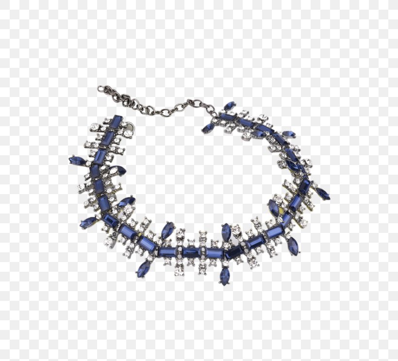 Necklace Gemstone Bracelet Fashion Bead, PNG, 558x744px, Necklace, Bead, Bracelet, Chain, Cobalt Blue Download Free