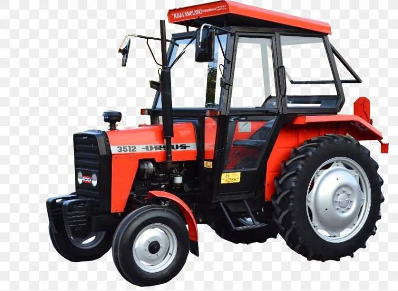 Tractor Ursus MF-255/3512 Massey Ferguson Agricultural Machinery Kubota Corporation, PNG, 861x632px, Tractor, Agricultural Machinery, Agriculture, Automotive Tire, Berth Download Free