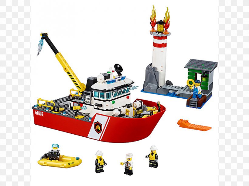 Amazon.com LEGO 60109 City Fire Boat Lego City Fireboat, PNG, 840x630px, Amazoncom, Boat, Child, Fire Station, Fireboat Download Free