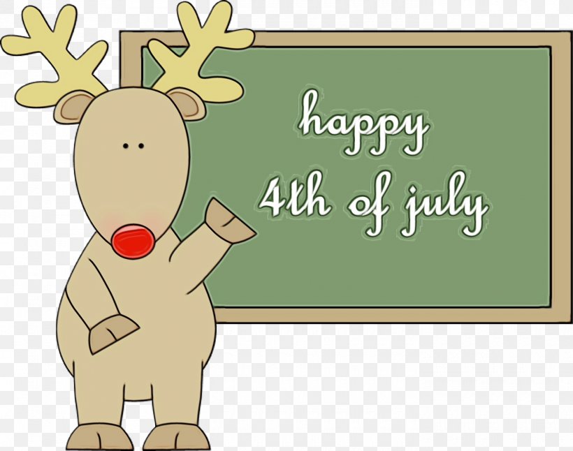Fourth Of July Background, PNG, 1400x1104px, 4th Of July, Cartoon, Christmas Day, Deer, Dolch Word List Download Free