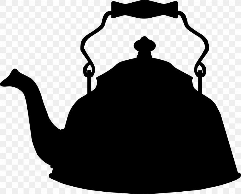 Teapot Teacup Silhouette Clip Art, PNG, 2380x1916px, Teapot, Black, Black And White, Drink, Kettle Download Free