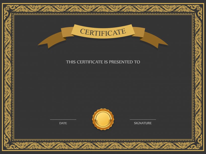 Template Academic Certificate, PNG, 2800x2100px, Template, Academic Certificate, Brand, Cdr, Diploma Download Free