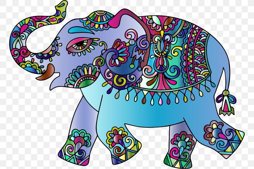 Indian Elephant Pachydermata Clip Art, PNG, 762x548px, Elephant, Art, Asian Elephant, Color, Elephants And Mammoths Download Free