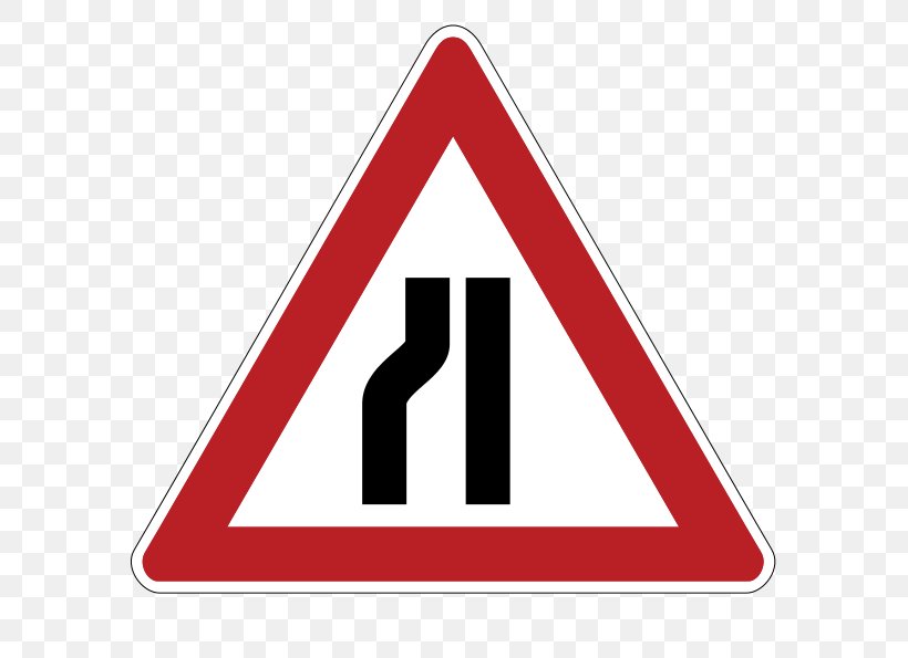 Road Signs In Singapore Traffic Sign Warning Sign, PNG, 595x595px, Road Signs In Singapore, Area, Bidirectional Traffic, Brand, Highway Code Download Free