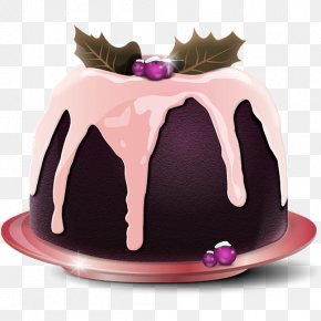 Cream Blueberry Cake Decorative Patterns - Christmas Pudding Figgy Pudding Bread Pudding Candy Cane Australian Cuisine PNG