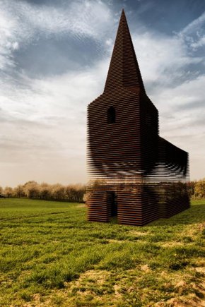 Reading Between The Lines Borgloon Gijs Van Vaerenbergh Church ArchitectureChurch - Doorkijkkerk PNG