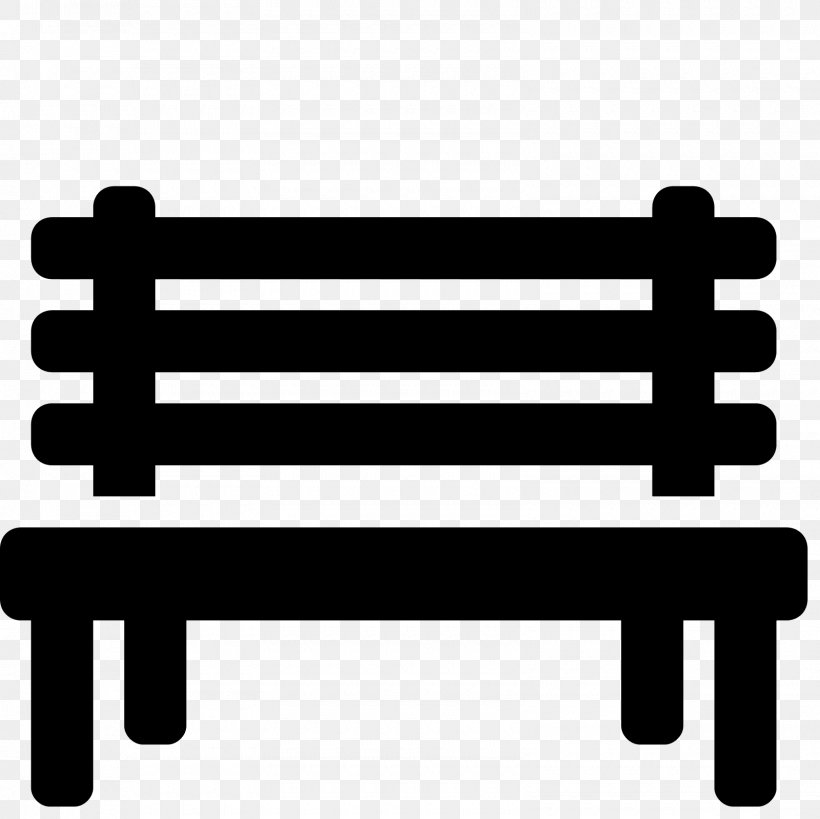 Bench, PNG, 1600x1600px, Bench, Black And White, Furniture, Icon Design, Monochrome Download Free