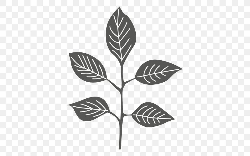 Leaf Silhouette, PNG, 512x512px, Leaf, Animaatio, Black And White, Branch, Cartoon Download Free