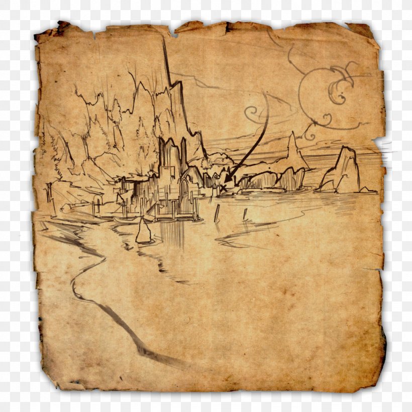The Elder Scrolls Online Rift Treasure Map, PNG, 1024x1024px, Elder Scrolls Online, Buried Treasure, Elder Scrolls, Game, Map Download Free