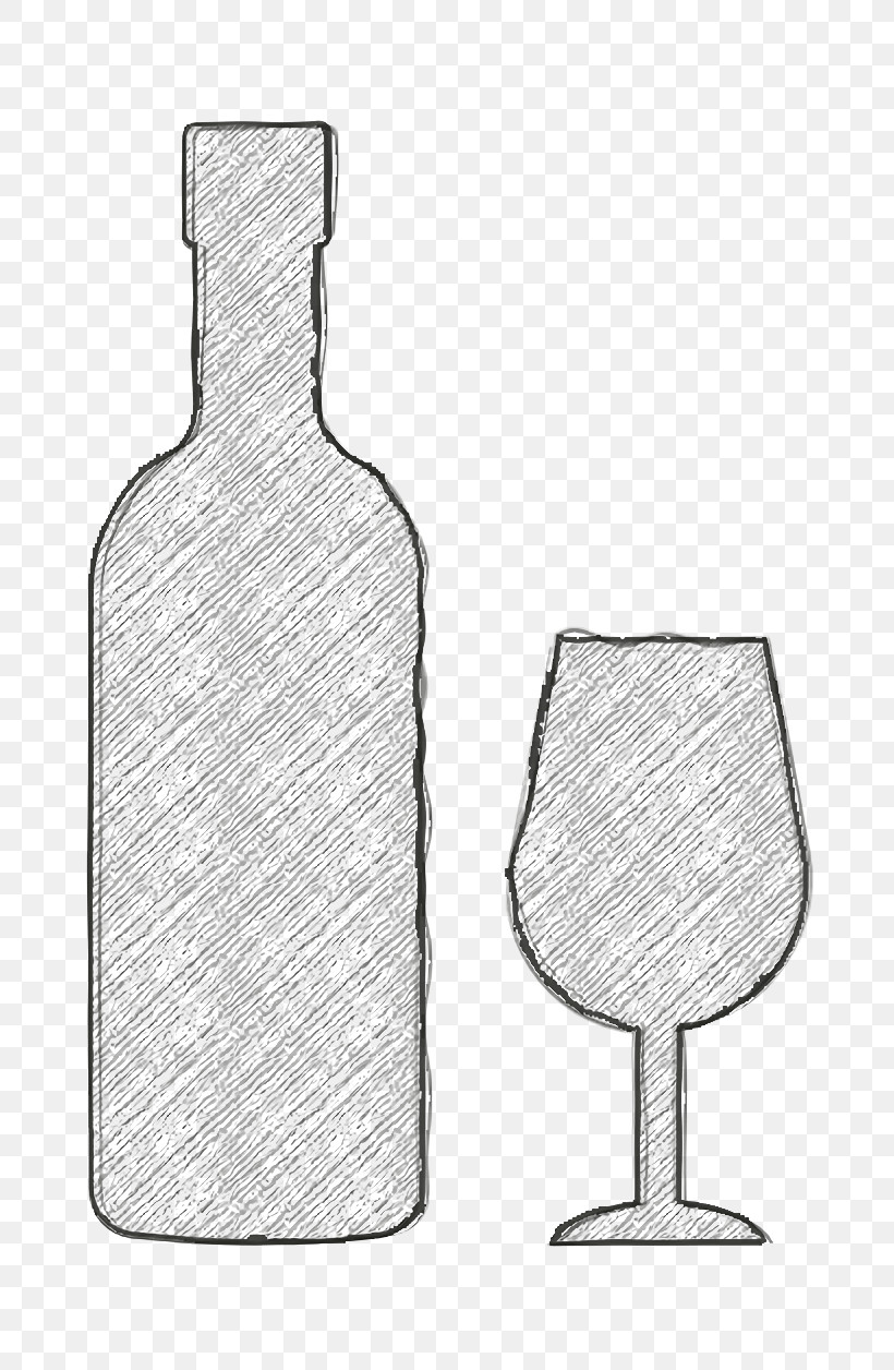 Wine Icon Travel And Places Icon, PNG, 818x1256px, Wine Icon, Angle, Black And White, Bottle, Drawing Download Free