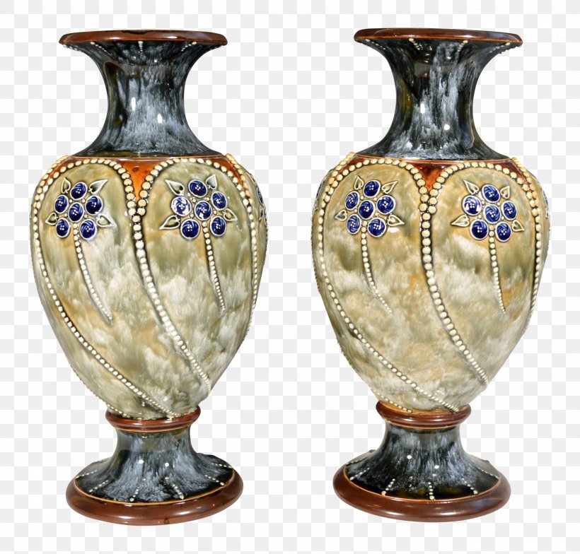 Vase Ceramic Pottery Royal Doulton Urn, PNG, 2704x2587px, Vase, Artifact, Beadwork, Ceramic, Flower Download Free