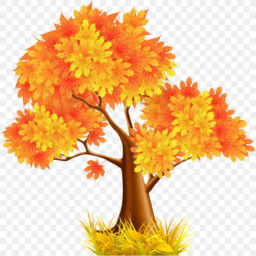 Autumn Clip Art, PNG, 3866x3863px, Autumn, Autumn Leaf Color, Branch, Cut Flowers, Flower Download Free