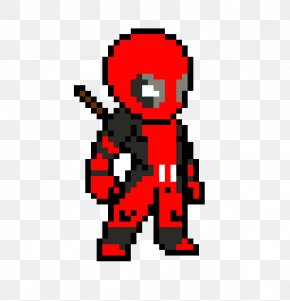 Dead Pool - Deadpool Spider-Man Venom Pixel Art PNG
