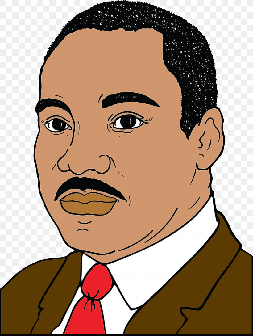 Martin Luther King Jr Day MLK Day King Day, PNG, 2260x3000px, Martin Luther King Jr Day, Cartoon, Cheek, Chin, Eyebrow Download Free