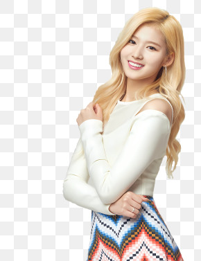 Twice - Stylish Woman In Casual Attire Illustration PNG