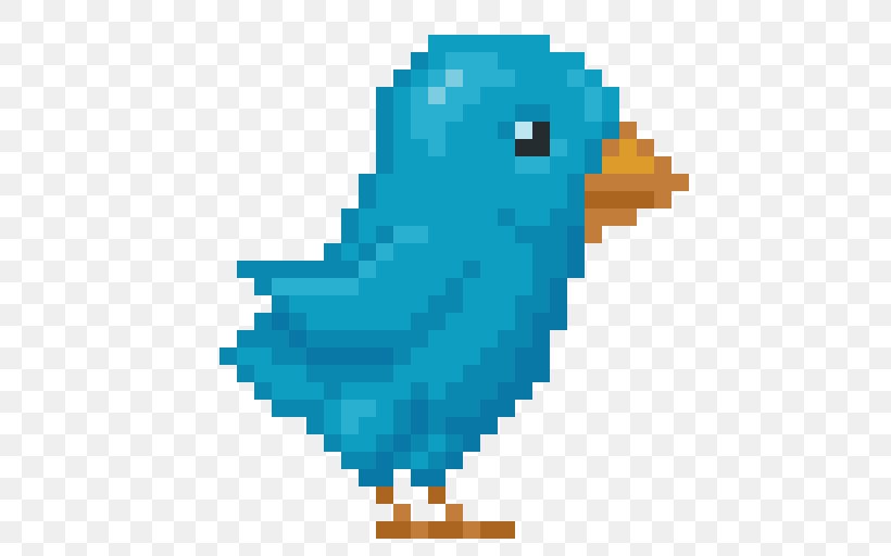 Bird, PNG, 512x512px, Bird, Art, Beak, Display Resolution, Pixel Art Download Free