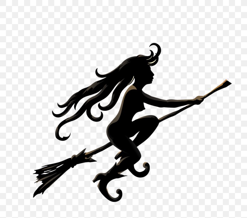Broom Witch Clip Art Silhouette, PNG, 800x723px, Broom, Art, Besom, Black And White, Digital Image Download Free