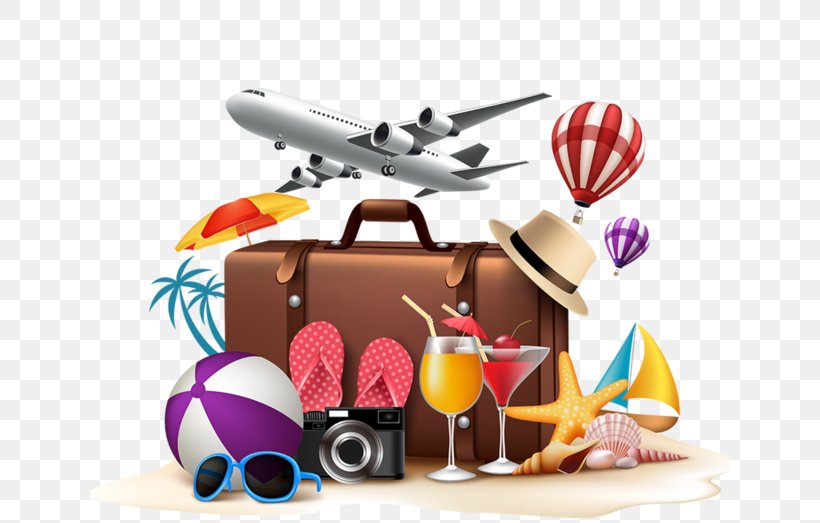 Travel Clip Art Vector Graphics Image, PNG, 640x523px, Travel, Aircraft, Baggage, Beach, Food Download Free