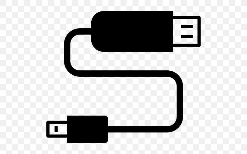 USB Flash Drives Electrical Cable Clip Art, PNG, 512x512px, Usb, Area, Black, Black And White, Common External Power Supply Download Free