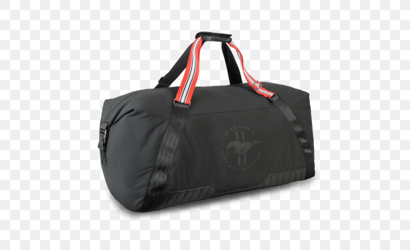 Ford Mustang Ford Motor Company Car Duffel Bags, PNG, 500x500px, Ford Mustang, Bag, Baggage, Black, Brand Download Free
