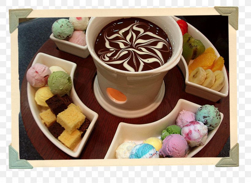 Ice Cream Fondue Coffee Iced Tea, PNG, 1023x748px, Ice Cream, Asian Food, Butter, Cheese, Chocolate Download Free
