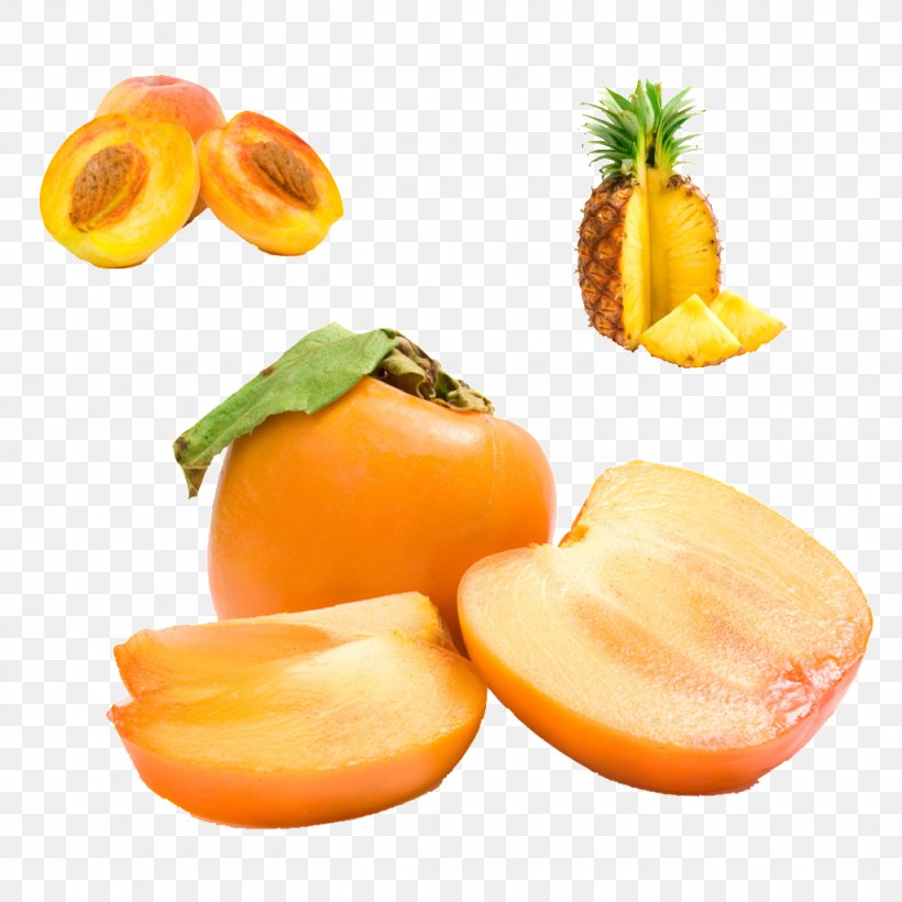 Japanese Persimmon Crisp Fruit Vegetable, PNG, 1024x1024px, Persimmon, Apple, Crisp, Diet Food, Diospyros Download Free