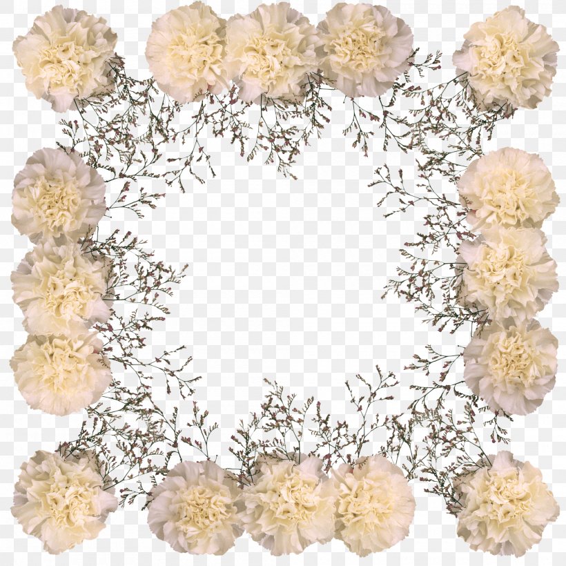 Picture Frames Carnation Digital Photo Frame Clip Art, PNG, 2000x2000px, Picture Frames, Carnation, Cut Flowers, Decoupage, Dianthus Download Free
