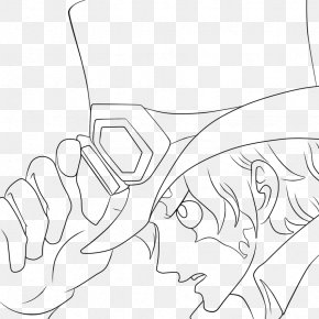 Line Art Monkey D. Luffy Drawing Sabo One Piece, PNG, 900x506px ...