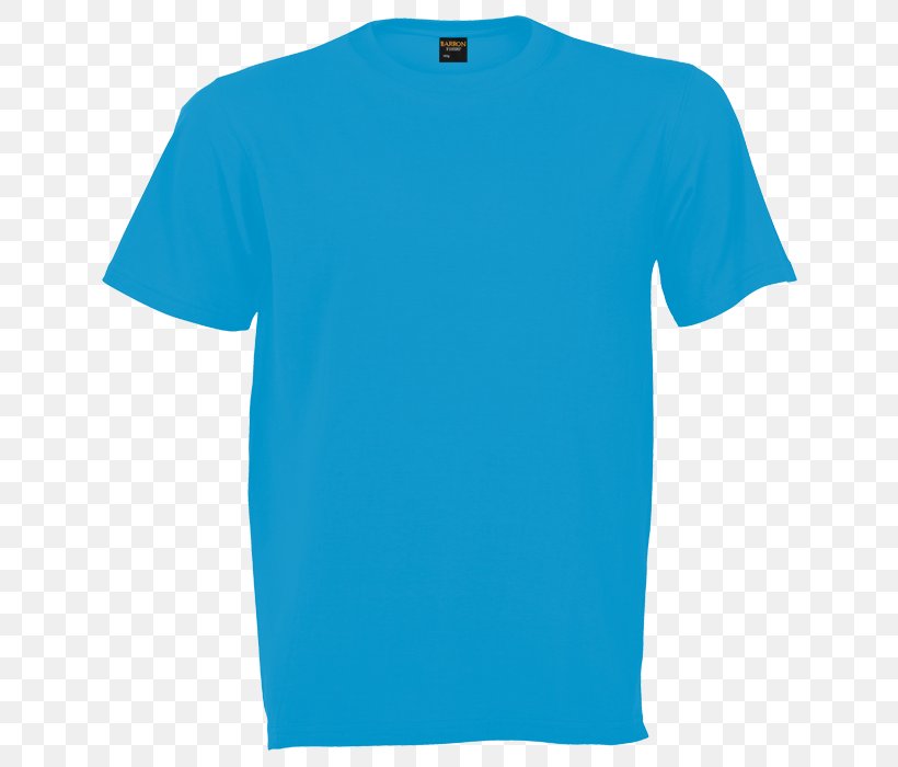 T-shirt Polo Shirt Sportswear Sleeve, PNG, 700x700px, Tshirt, Active Shirt, Aqua, Azure, Blue Download Free