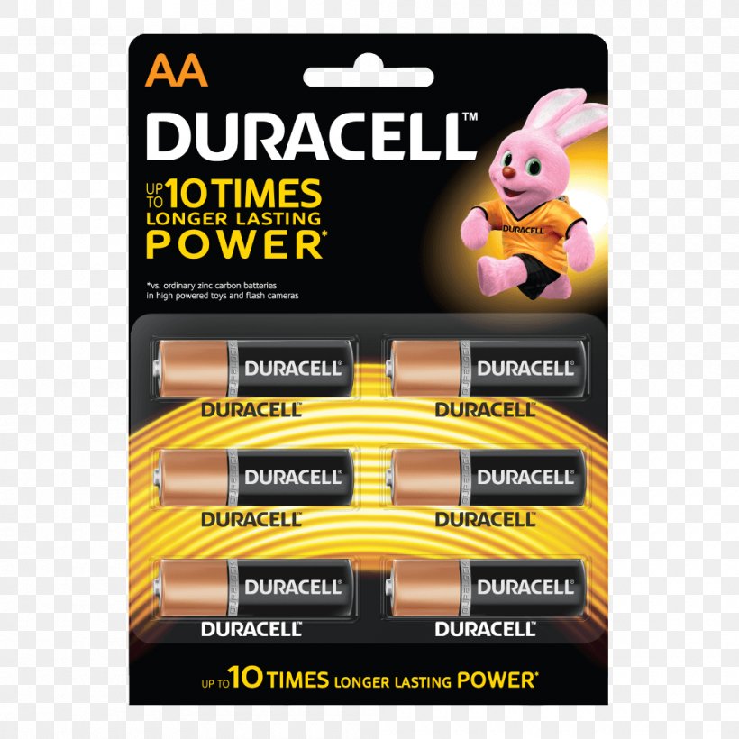 AAA Battery Duracell Alkaline Battery Nine-volt Battery, PNG, 1000x1000px, Aa Battery, Aaa Battery, Alkaline Battery, Brand, Duracell Download Free
