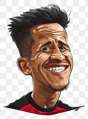 Alexis Sanchez - Humorous Caricature Of A Person PNG