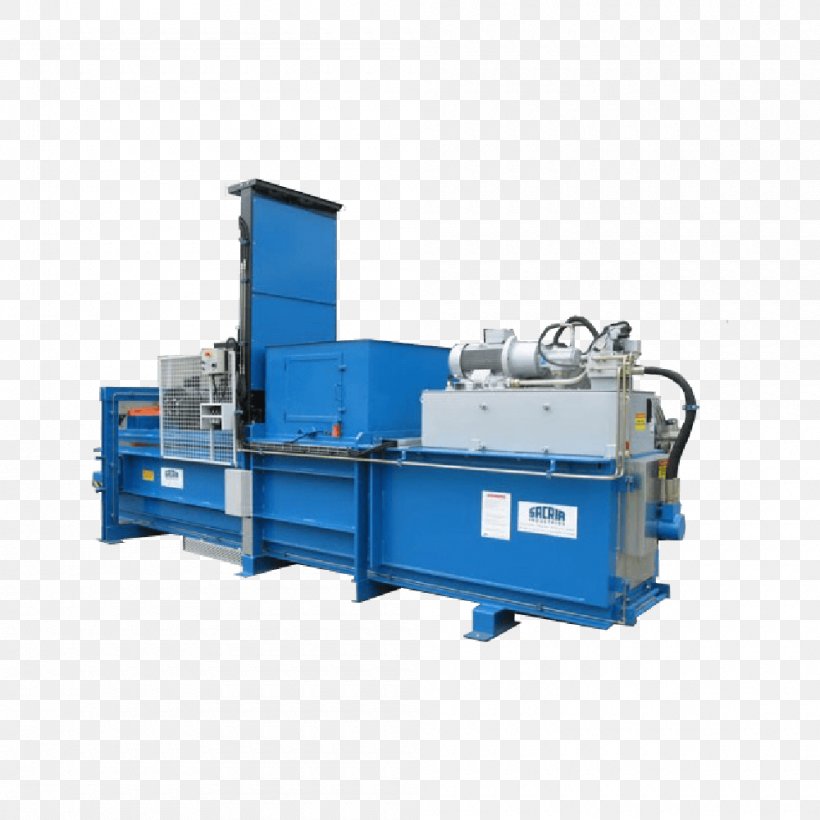 Baler Paper Machine Plastic Recycling, PNG, 1000x1000px, Baler, Automatic Firearm, Compression, Cylinder, Durogreen Download Free