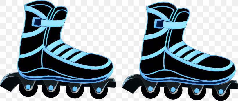 Clip Art Image In-Line Skates Vector Graphics, PNG, 2999x1280px, Inline Skates, Athletic Shoe, Cleat, Electric Blue, Footwear Download Free