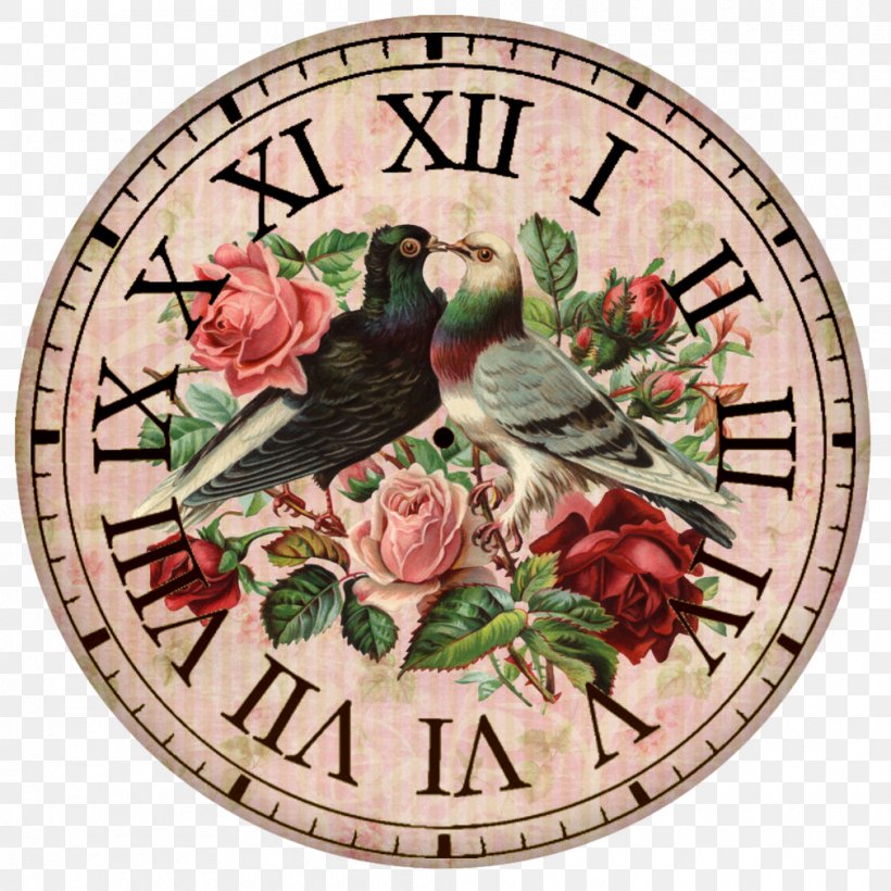 Clock Face Dial Pendulum Clock Shabby Chic, PNG, 1010x1010px, Clock Face, Clock, Cut Flowers, Decoupage, Dial Download Free