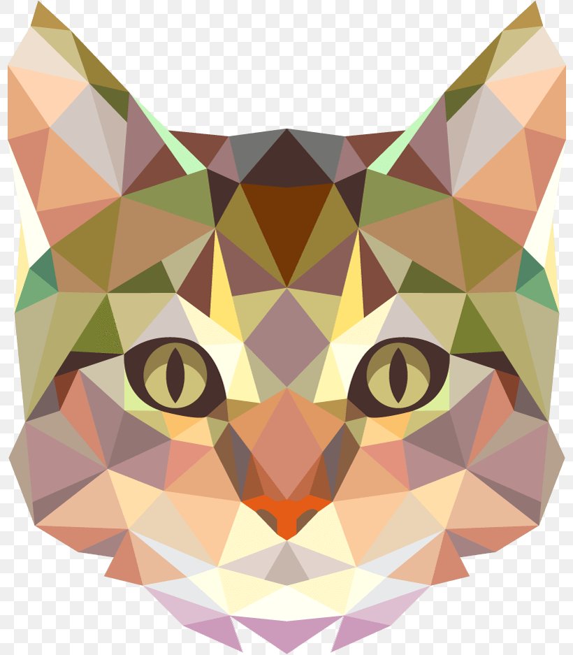 Cat Wall Decal Kitten Geometry Sticker, PNG, 800x937px, Cat, Animal, Art, Bird Of Prey, Geometry Download Free