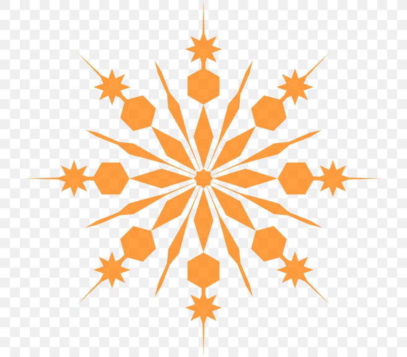Clip Art Snowflake Orange Image Yellow, PNG, 720x720px, Snowflake, Blue, Crystal, Green, Leaf Download Free
