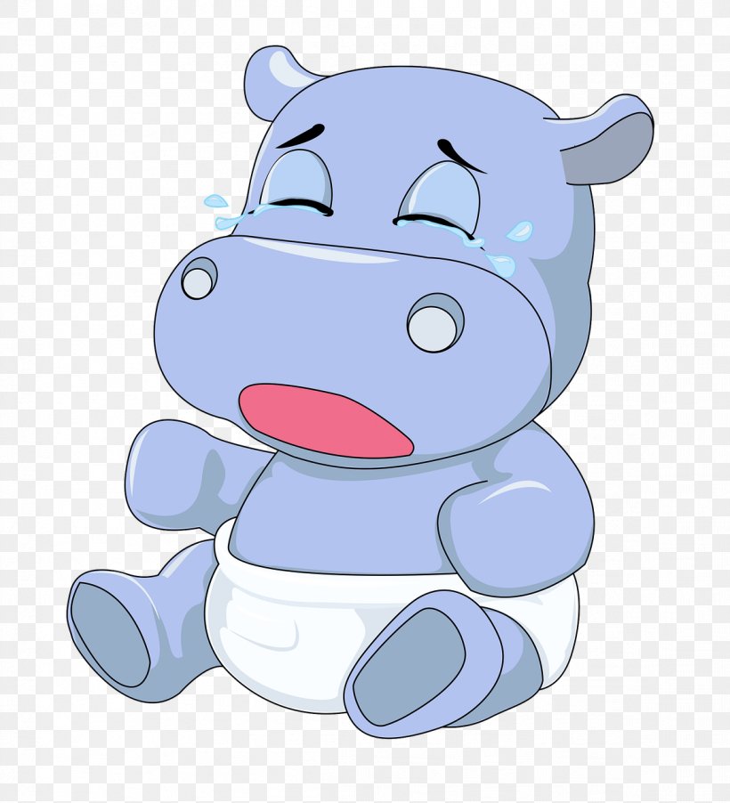 Baby Hippopotamus The Hippo Cartoon Clip Art, PNG, 1163x1280px, Hippopotamus,  Animation, Baby Hippo, Baby Hippopotamus, Blue