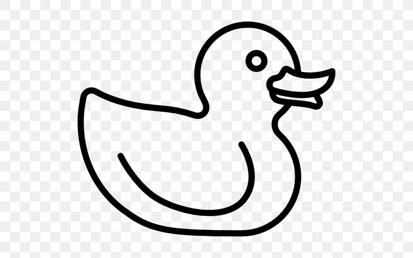 Duck Black And White Bird Toy Clip Art, PNG, 512x512px, Duck, Anatidae, Area, Artwork, Beak Download Free