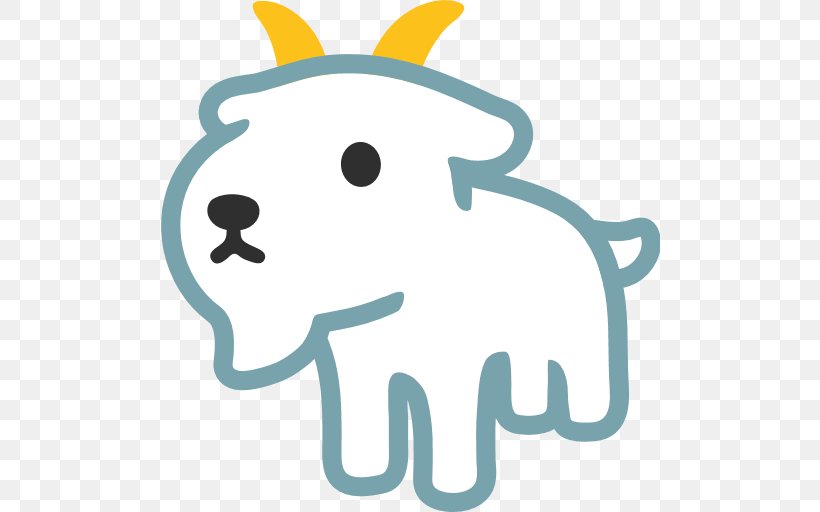 Emoji Goat Google Android Sticker, PNG, 512x512px, Emoji, Android, Android Kitkat, Android Marshmallow, Area Download Free