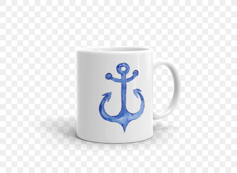 Mug Coffee Cup Glass Teacup Saucer, PNG, 600x600px, Mug, Anchor, Ceramic, Coffee, Coffee Cup Download Free