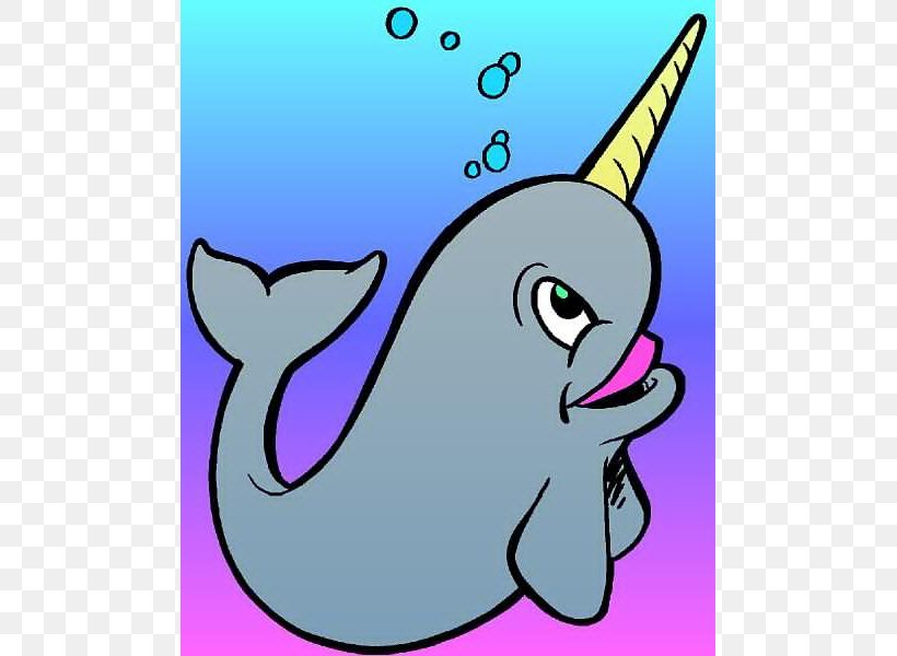Narwhal Toothed Whale Clip Art, PNG, 489x600px, Watercolor, Cartoon, Flower, Frame, Heart Download Free