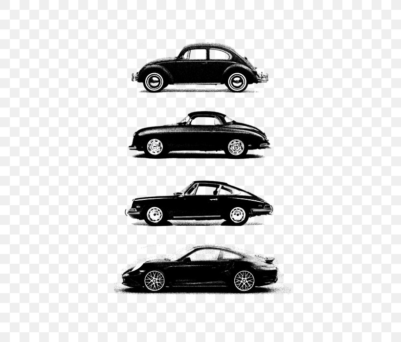 Volkswagen Beetle T-shirt Volkswagen Group Car Porsche 911, PNG, 525x700px, Volkswagen Beetle, Automotive Design, Automotive Exterior, Black And White, Brand Download Free